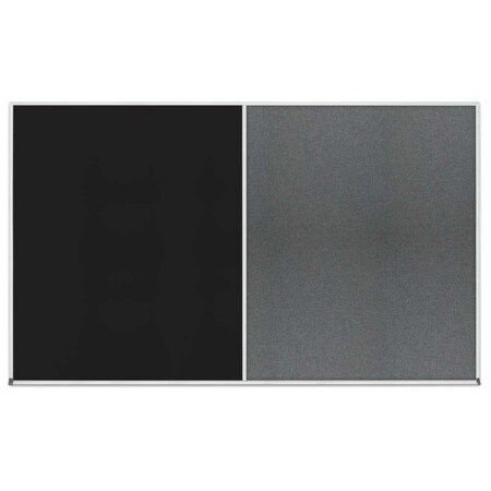 United Visual Products Enclosed Corkboard, 1 Door, 24"x36", 4" Fra UV3401-SATIN-CORK